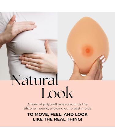 Feminique Silicone Breast Forms - Prosthetic Breasts for Transgender Mastectomy Crossdressers & Cosplay | Fake Breasts Pair (EE/F Cup 3600g Nude) - Buy Online on SooperMarket.com