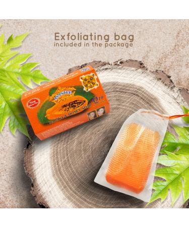 Asantee Papaya and Honey Skin Whitening Facial Soap 125g - Brightens and Nourishes Skin - Buy Online on SooperMarket.com