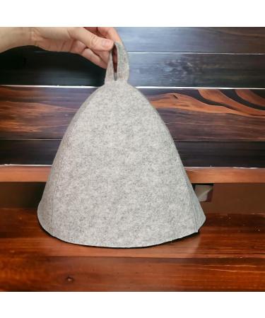 Jocero Sauna Hut - 70% Wool Felt Cap for Men & Women | Premium Universal Size Sauna Hat for Wellness - Buy Online on SooperMarket.com