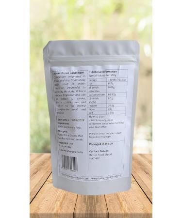 Premium Green Cardamom Pods 75g | Large 10mm Hari Elaichi | Fragrant & Fresh Whole Pods | Rich in Cardamom Seeds | Enhance Food Mood - Buy Online on SooperMarket.com
