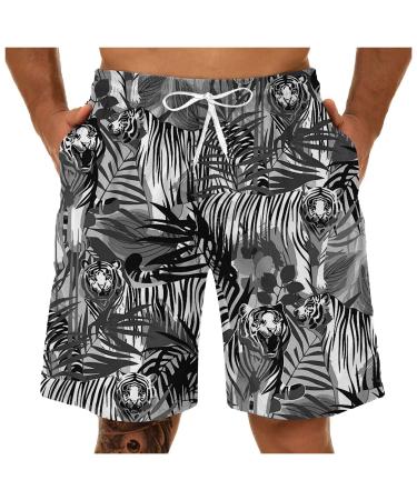 Ronony beach shorts men summer short pants swimming trunks bermuda shorts water -repellent bathing shorts men training shorts elastic xl a001#black