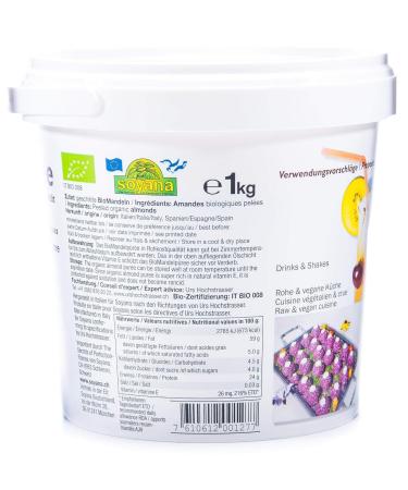 Buy Organic Bio Almond Puree 1kg - Premium Quality for Smoothies & Baking | International Shipping Available - Buy Online on SooperMarket.com