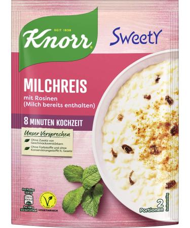 Knorr Sweety Rice Pudding 2 portions 7-pack (7 x 195 g) Rice Pudding 195 g (7-pack)
