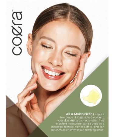 Organic Vegetable Glycerin | 8 fl oz | Moisturizing Oil for Face, Hair, Skin & Nails | Paraben, SLS, and Fragrance-Free - Buy Online on SooperMarket.com