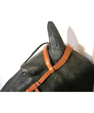 PS Horse Articles Anatomic Bridle Arrimar - Bitless & Snaffle Headpiece for Cob - Cognac-Hazelnut Color | International Shipping - Buy Online on SooperMarket.com