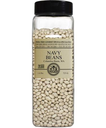 India Tree Navy Beans, 1.6 Lb 1.6 Pound (Pack of 1)