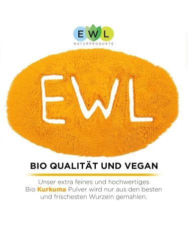 Organic Turmeric Powder 1kg - Certified Bio Controlled Cultivation Premium Curcuma Powder in Germany - Buy Online on SooperMarket.com
