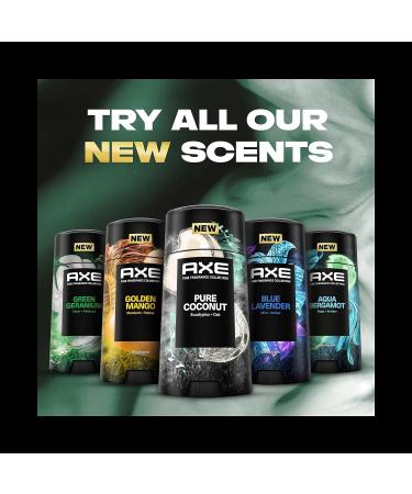 AXE Fine Fragrance Collection Deodorant Stick Pure Coconut 4 count with 48H Freshness and Odor Protection Deo Stick Infused with Coconut Eucalyptus and Oak Essential Oils 2.6 oz - Buy Online on SooperMarket.com
