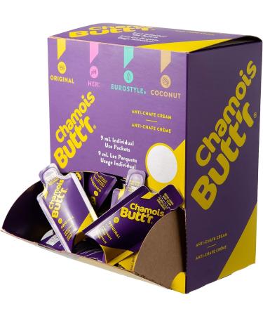 Chamois Butt'r Original 9mL Packets - 75 Count | Cycling Comfort Essential - Buy Online on SooperMarket.com