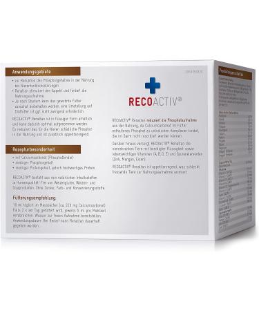 RECACACTIV Renaltan Tonic for Cats - 3 x 90 ml | Supports Kidney Function & Reduces Phosphate Levels | International Shipping Available - Buy Online on SooperMarket.com