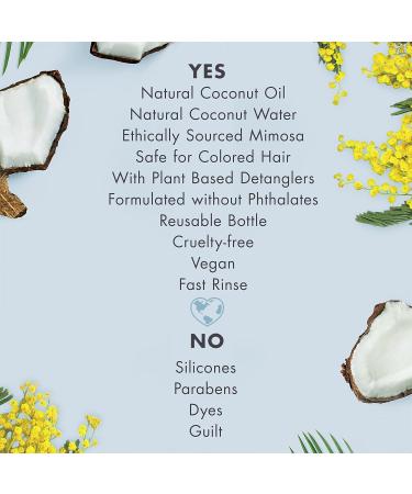 Love Beauty and Planet Silicone-Free Thickening Conditioner for Fine Hair - Coconut Water & Mimosa Flower - Reusable Aluminum Bottle 16.5 fl oz - Buy Online on SooperMarket.com