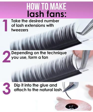 Buy D Curl Eyelash Extensions - Stacy Lash Individual Mink Lashes Supplies (0.07mm MIX) | Shop Internationally - Buy Online on SooperMarket.com
