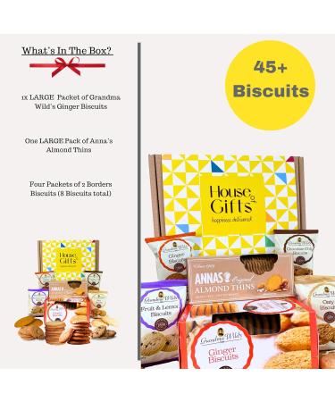 Biscuits Gift Set Biscuit Hamper Including Ginger Biscuits Almond Thins & 4 Packets of Grandma Wild's Classic Biscuits | Biscuit Lovers Gift - Buy Online on SooperMarket.com