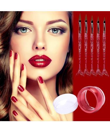 Clear Silicone Jelly Stamper Nail Dotting Pen Transparent Nail Stamper Scraper for French Tip Nails Art Design Manicure Tools (Set C) - Buy Online on SooperMarket.com