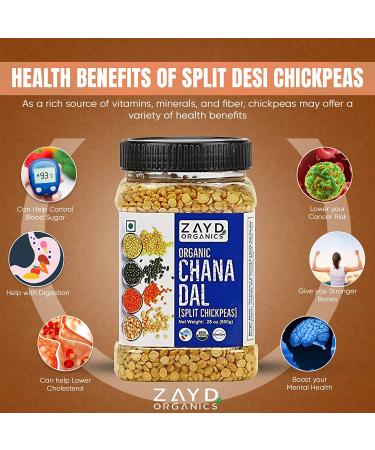Zayd Organics Toor Dal  Indian Split Yellow Pigeon Peas  USDA Organic  1.75lbs (800g) - Buy Online on SooperMarket.com