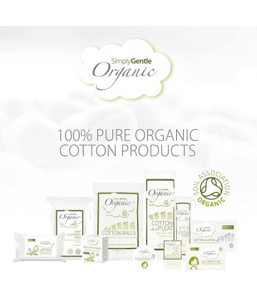 Organic Cotton Baby Pads - Pack of 60 | Eco-Friendly & Safe for Babies | International Shipping Available - Buy Online on SooperMarket.com