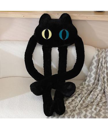 vitegaw Long Cat Plush Pillow 39" Cute Black Cat Stuffed Animals Kawaii Soft Plushies Big Plush Toys Gift for Girlfriend Kids Large 39inch Black - Buy Online on SooperMarket.com