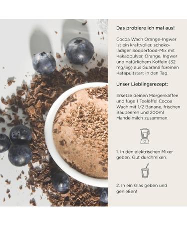 Sooper Food Cocoa Wach - Organic Vegan Chocolate Nut Powder with Turmeric & Ginger - Instant Energy Boost - 250g - Buy Online on SooperMarket.com