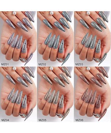 Saviland Chrome Nail Powder Set - 12 Gold Metallic Colors for Mirror and Bubble Effect Nail Art Manicure - Buy Online on SooperMarket.com