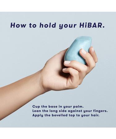 HiBAR Conditioner Bar - All Natural, Plastic Free, Eco-Friendly, Travel Size, Color Safe & Moisturizing for Dry Hair - Buy Online on SooperMarket.com
