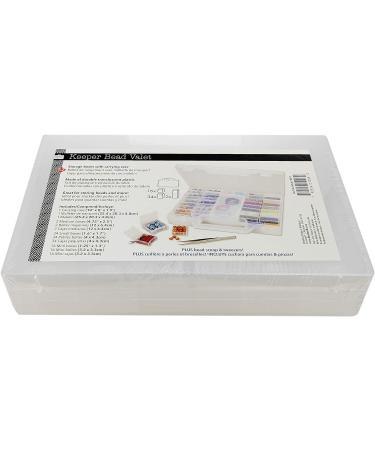 55-Piece Bead Organizer Carrying Case with Removable Compartments, Scoop, and Tweezer - Buy Online on SooperMarket.com
