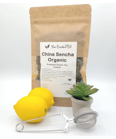 China Sencha Organic Green Loose Leaf Tea (200g) - Buy Online on SooperMarket.com
