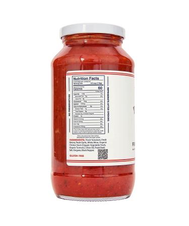 Yo Mama's Foods Keto Marinara Pasta and Pizza Sauce (2 Pack) - No Sugar, Low Carb, Low Sodium, Gluten Free, Paleo Friendly, Non-GMO Tomatoes - 1.56 lb - Buy Online on SooperMarket.com