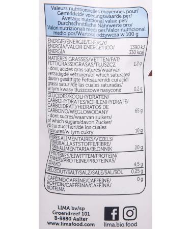 Buy Lima Organic Chicory (2 x 500g) - Premium Organic Chicory Coffee Substitute - Bulk Pack of 2 - Buy Online on SooperMarket.com