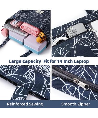 WLLWOO Yoga Bag for Women | Canvas Tote Mat Carrier for Pilates | Travel Beach Workout Leaf Design - Buy Online on SooperMarket.com