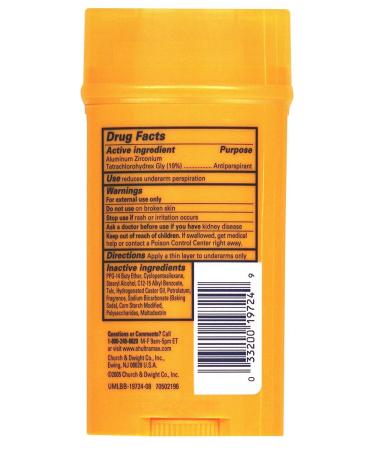 Arm & Hammer Deodorant 2.6 Ounce Solid Ultra Max Fresh (Wide) (76ml) (6 Pack) - Buy Online on SooperMarket.com