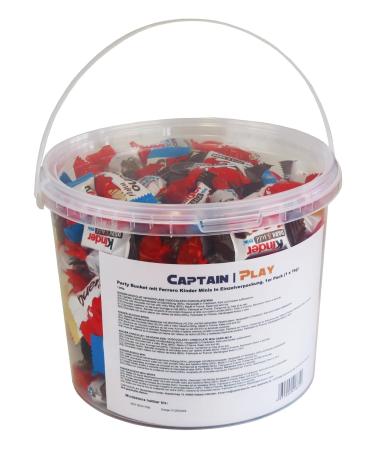Party Bucket with Ferrero Kinder Minis - 180 Pieces (1kg) | Perfect for Celebrations - International Shipping - Buy Online on SooperMarket.com