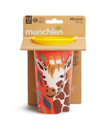 Munchkin Wildlove Sippy Cup 9 Oz - Giraffe Design | BPA-Free - Buy Online on SooperMarket.com