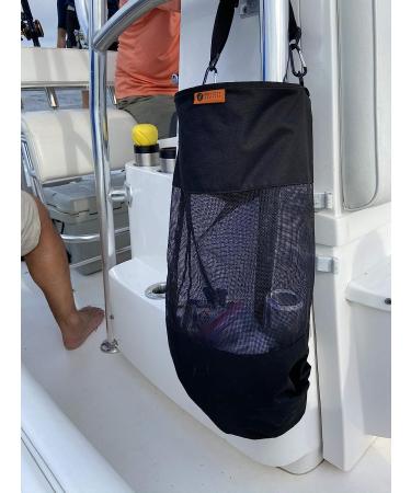 Port City Creations Boat Trash Bag - Portable Outdoor Mesh Bag for Boat, Kayak & Camper (Black) - Buy Online on SooperMarket.com
