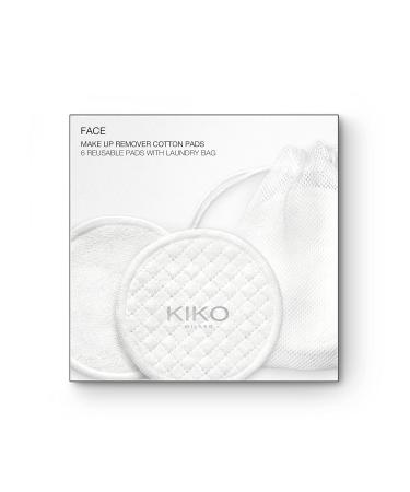 Kiko Milano Reusable Cotton Make-Up Remover Pads | Eco-Friendly Cleansing Pads for Effortless Makeup Removal - Shop Internationally - Buy Online on SooperMarket.com