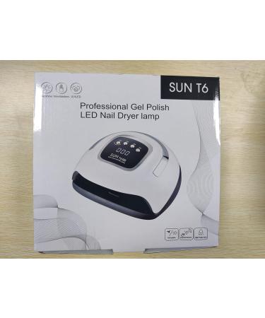 LKE 220W UV Nail Lamp - Gel Nails UV Lamp with Improved Charging 4 Timers LCD Display Infrared Sensor Removable Base & Handle - Best for Manicures - Buy Online on SooperMarket.com