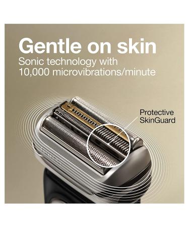 Braun Series 9 Pro 9460cc Waterproof Foil Shaver for Men - Wet & Dry Shave with ProLift Beard Trimmer, 5-in-1 Cleaning & Charging SmartCare Center - Atelier Black - Buy Online on SooperMarket.com
