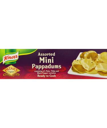 Knorr Patak's Mini Pappadums 1 kg 12953602 - Buy Online on SooperMarket.com
