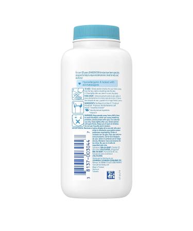 Johnson's Baby Aloe & Vitamin E Powder 4 oz - Pack of 4 | Gentle Baby Care - Buy Online on SooperMarket.com