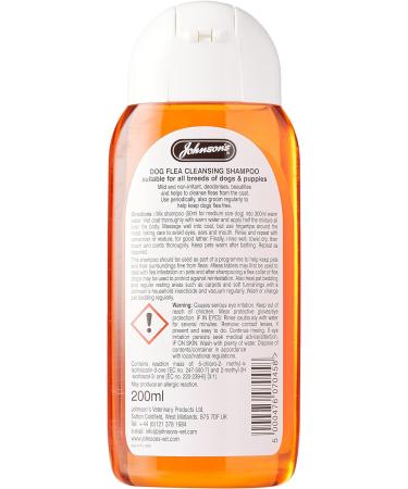 JVP Johnsons Dog Flea Cleansing Shampoo 200ml 200 ml (Pack of 1) - Buy Online on SooperMarket.com