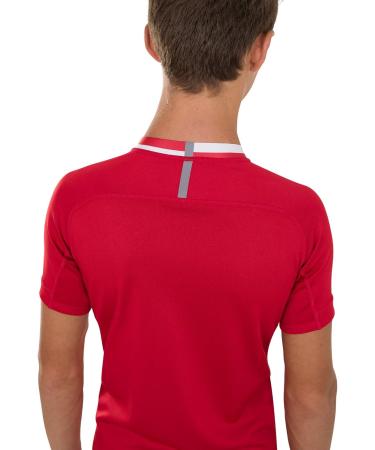 Buy Canterbury Boys Vapodri Evader Hooped Rugby Jersey 12 (L) - Red Flag Red | International Shipping Available - Buy Online on SooperMarket.com