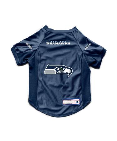 Littlearth Seattle Seahawks Pet Jersey Stretch X-Small Team Color