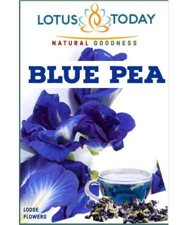 Blue Pea Flower Tea whole Loose flowers 30grams delicate and Colourful Herbal Tea - Buy Online on SooperMarket.com