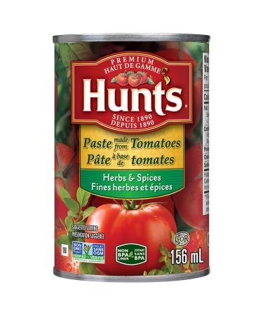 Hunt's Herbs & Spices Paste made from Tomatoes 156 ml Pack of 48 Herbs and Spices