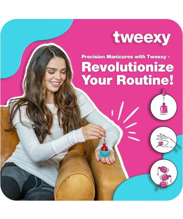 Tweexy Wearable Nail Polish Holder - Spa Green | Convenient & Stylish - Buy Online on SooperMarket.com
