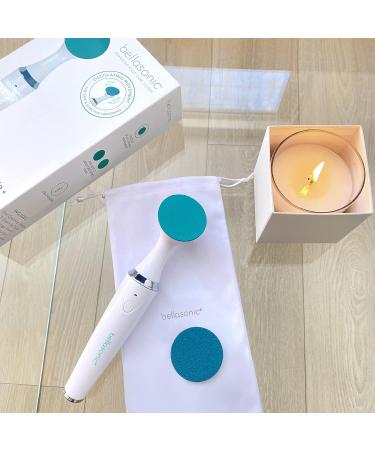 Bellasonic Electric Foot File + Callus Remover | Salon Quality Pedicure at Home | Rechargeable & Portable | Smooth Dry, Hardened Skin on Heels & Toes - Buy Online on SooperMarket.com