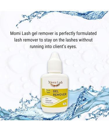 Professional Gel Remover for Eyelash Extensions - Clear & Powerful Adhesive Lash Remover for Sensitive Skin (15g) - Quick & Non-Scent Thick Type - Buy Online on SooperMarket.com