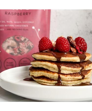 Keto Hana Raspberry Breakfast Snacking Granola - Low Carb, High Protein, Healthy Keto Diet - 4 Pack (300g/0.6lbs Each) - Buy Online on SooperMarket.com