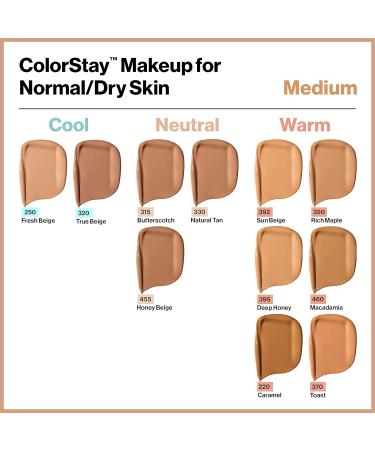 Revlon ColorStay Makeup SPF 20 1.0 oz - Pack of 2, Porcelain - Medium-Full Coverage, Natural Finish, Oil Free - Buy Online on SooperMarket.com