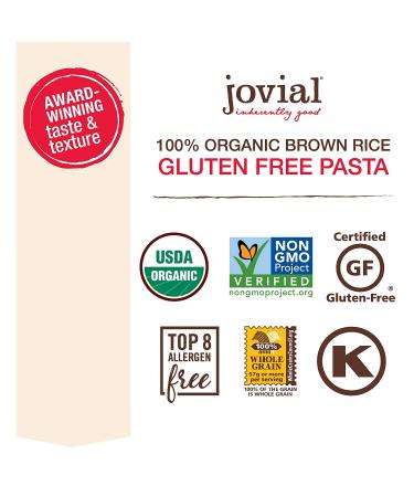 Jovial Gluten-Free Pasta Variety Pack | Penne Rigate, Fusilli, Caserecce | Whole Grain Brown Rice | USDA Organic | Made in Italy | 12 oz Each | Pack of 3 - Buy Online on SooperMarket.com