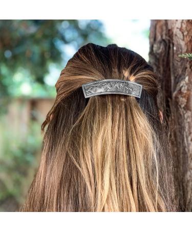 Horses Hair Clip: Hand Crafted Metal Barrette - Made in the USA - Large 80mm Clip - Buy Online on SooperMarket.com